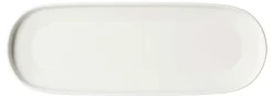 Platte Kelly | 30,5 x 11 cm | weiss | oval