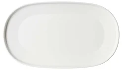 Platte Kelly | 33 x 19 cm | weiss | oval