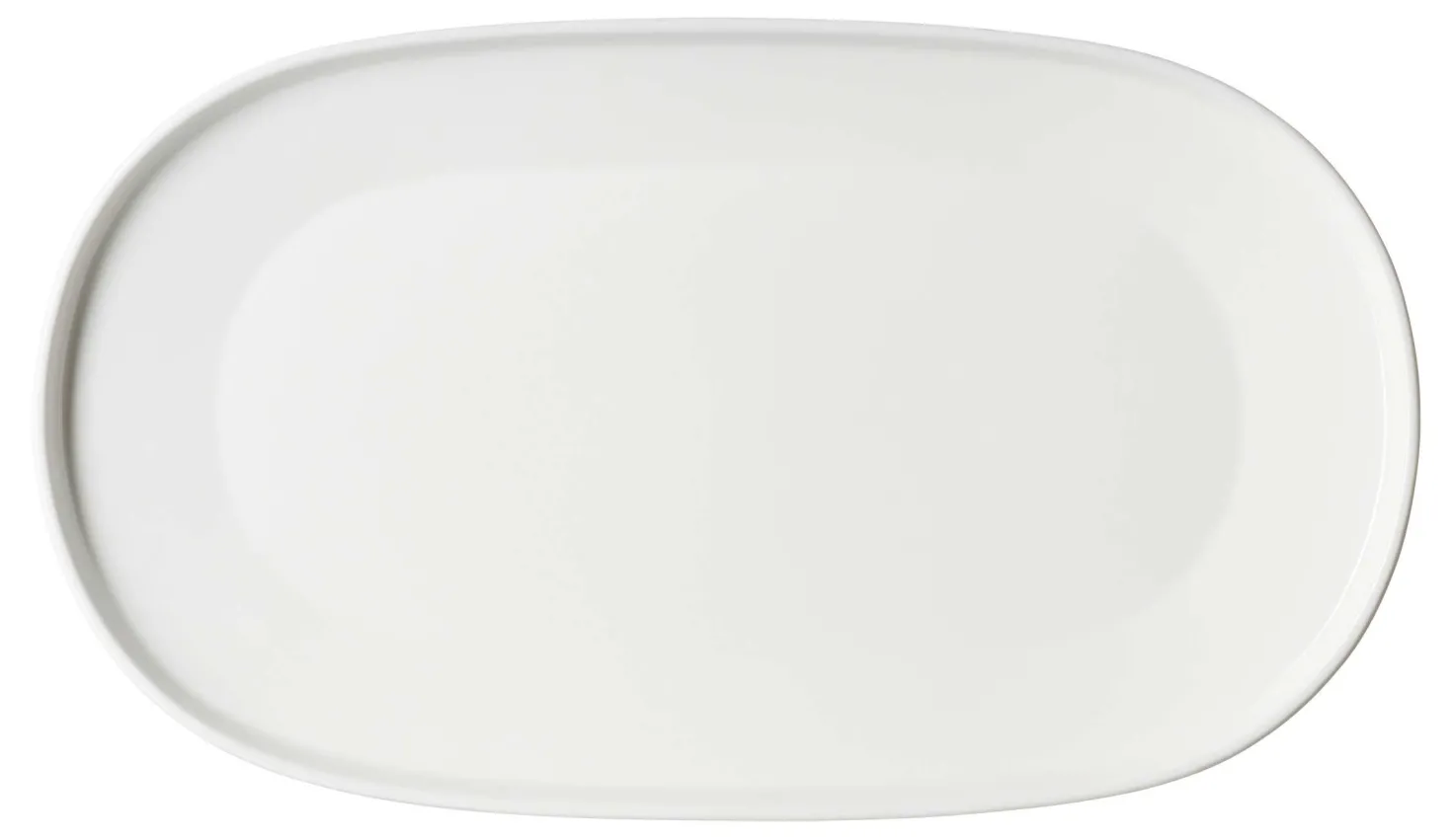 Platte Kelly | 33 x 19 cm | weiss | oval