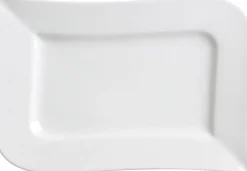 Platte Melodie | 26 x 17 cm | weiss | rechteckig