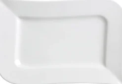 Platte Melodie | 31 x 21 cm | weiss | rechteckig