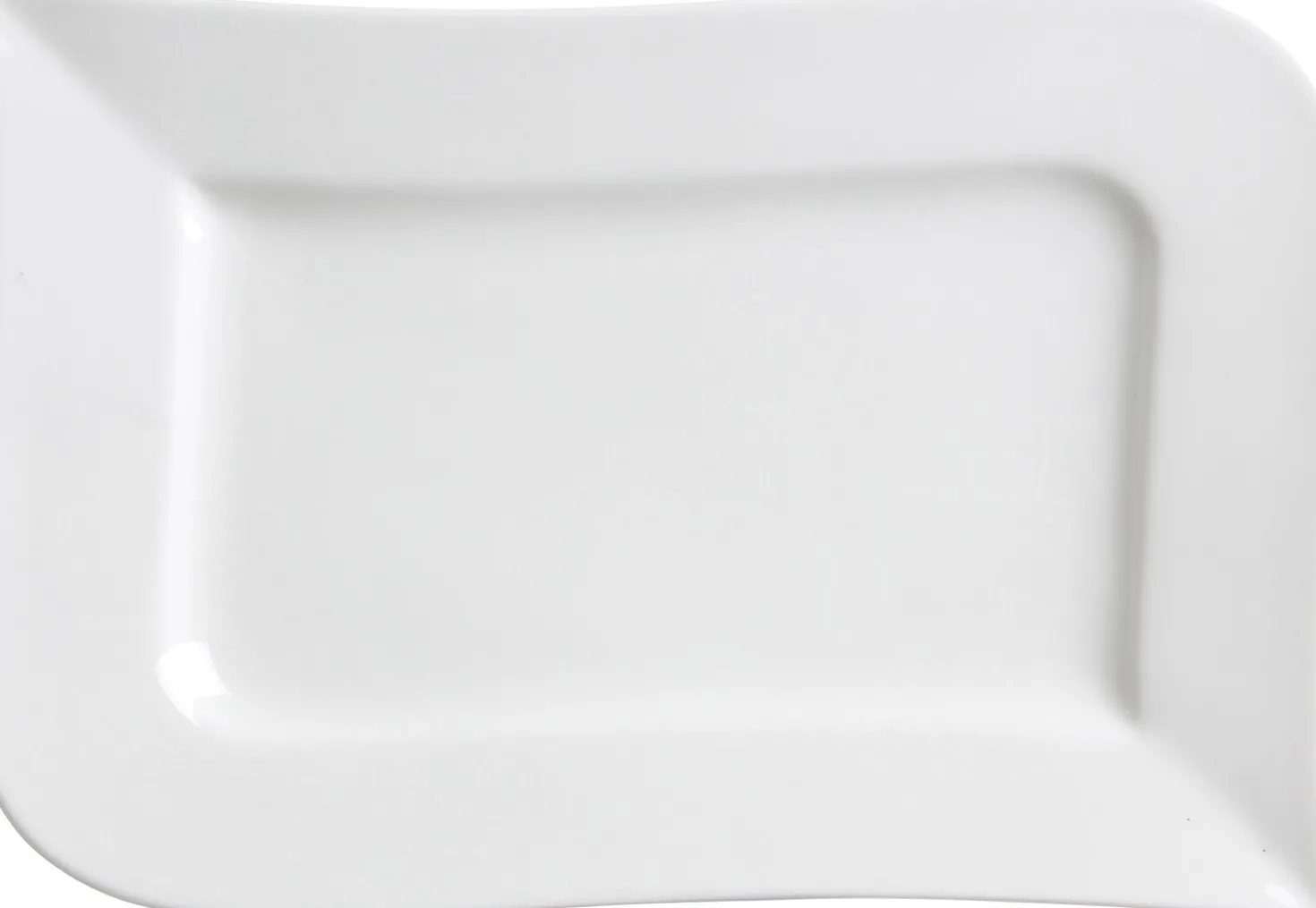 Platte Melodie | 36 x 23 cm | weiss | rechteckig