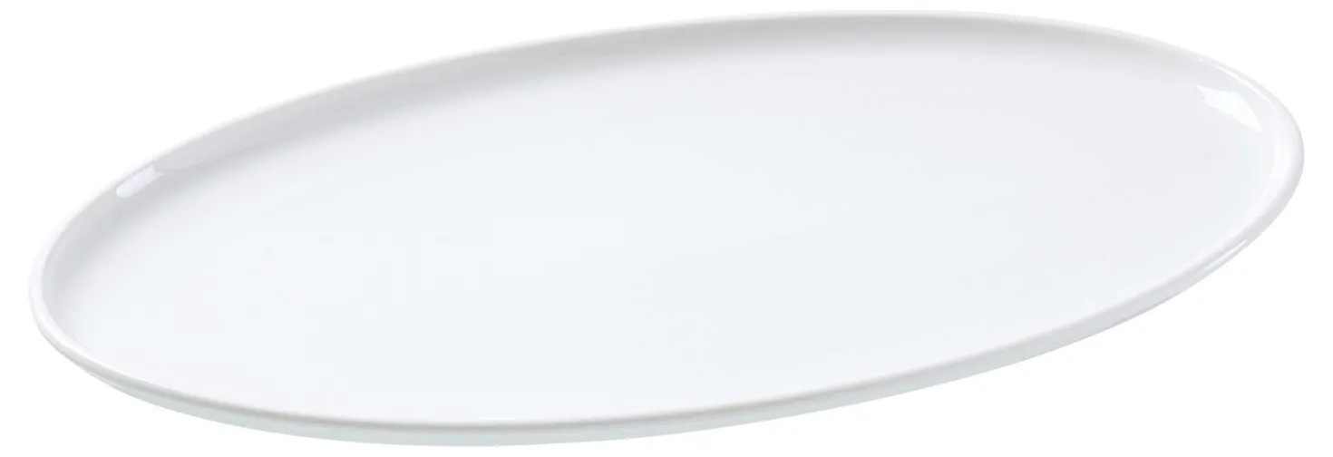 Platte Skagen | 30 x 17,5 cm | weiss | oval