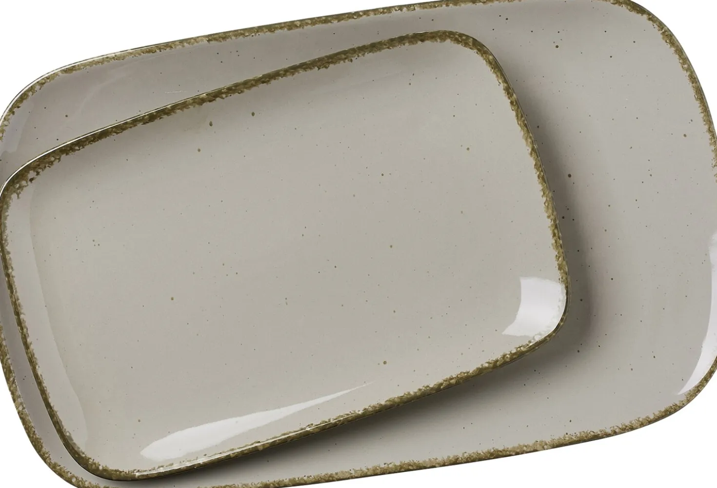 Platten-Set Casa | 2-teilig | grau | rechteckig