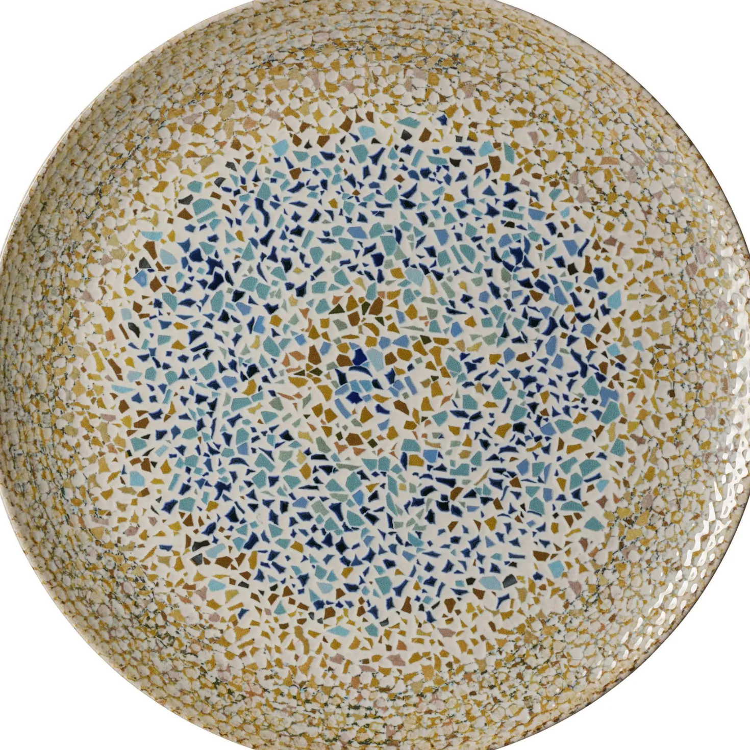 Platzteller Rimini Mosaik Sand | 32 cm | beige