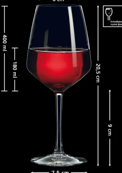 Rotweingläser-Set Mambo | 4-teilig | 400 ml