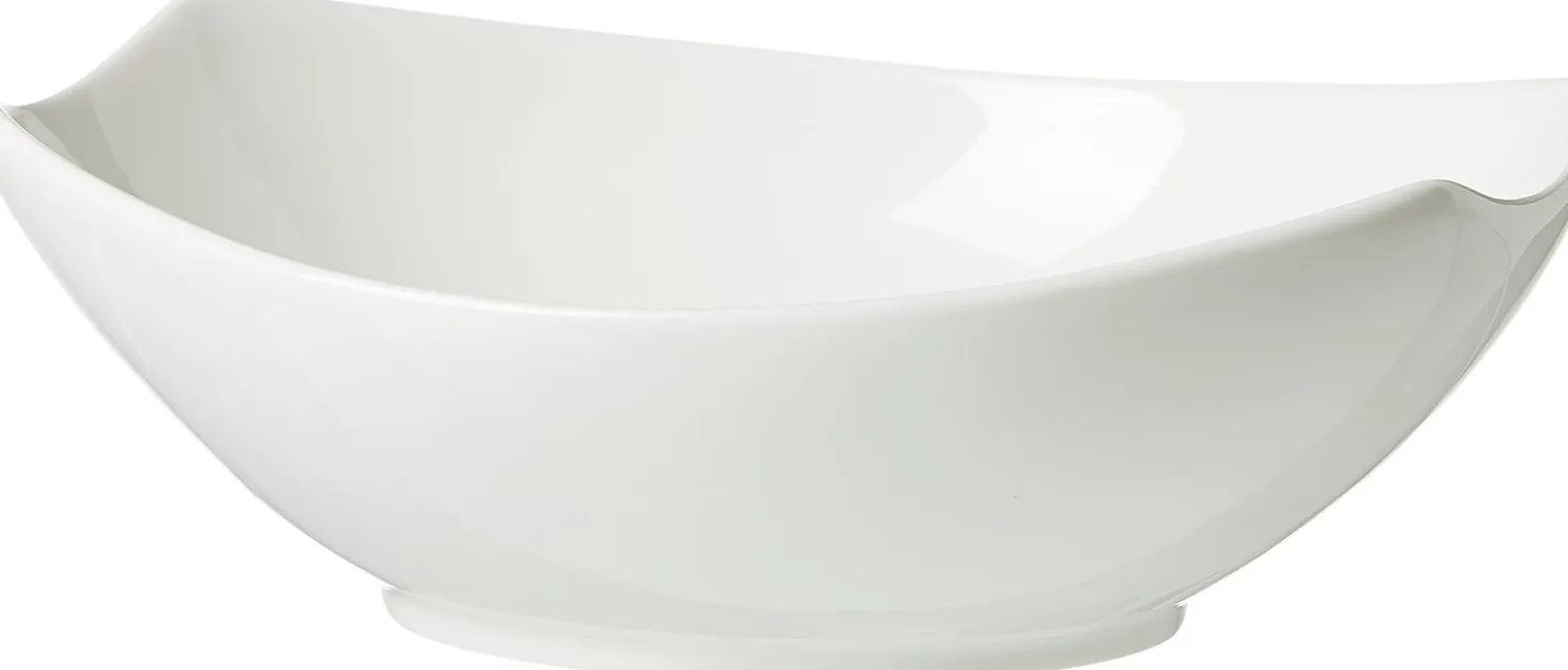 Servierschale Alba | 21 x 16 x 7 cm | weiss