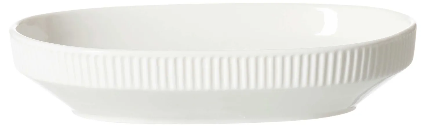 Servierschale Kelly | 18 x 13 x 3,8 cm | weiss