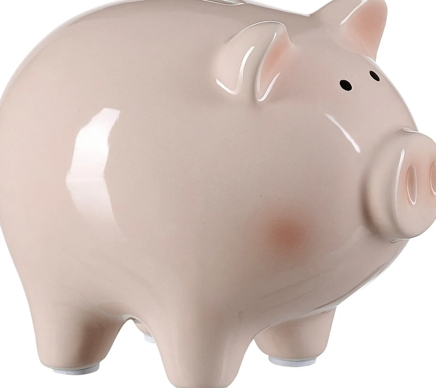 Sparschwein Piggy | 15,5 x 12,5 x 11,5 cm | rosa