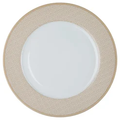 Speiseteller Geo | 27 cm | weiss