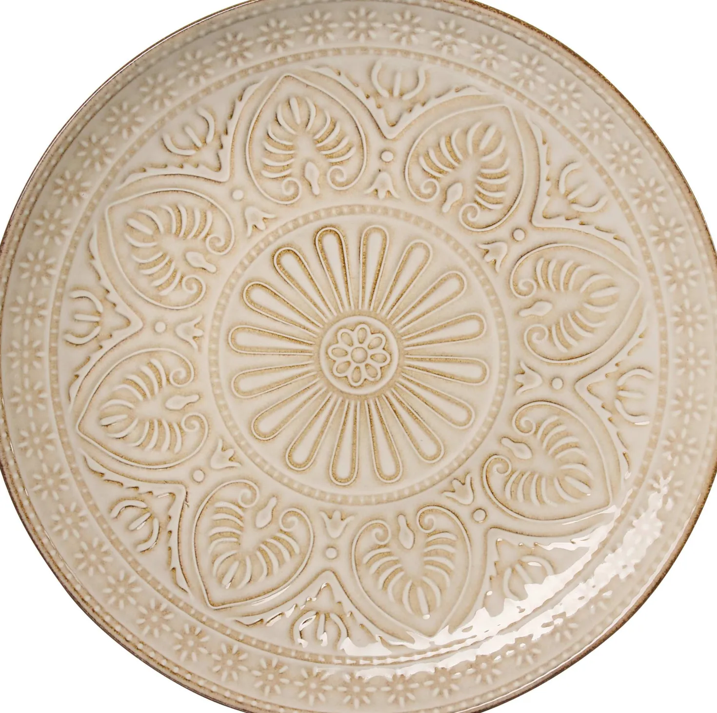 Speiseteller Omara | 26,5 cm | beige