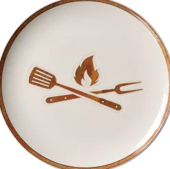 Speiseteller Rusty | 26 cm | weiss