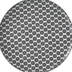 Speiseteller Takeo Circles | 26,5 cm | schwarz