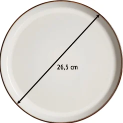 Speiseteller Visby | 26,5 cm | weiss