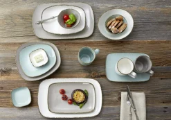 Suppenteller Casa | 23,5 x 16 cm | creme | oval