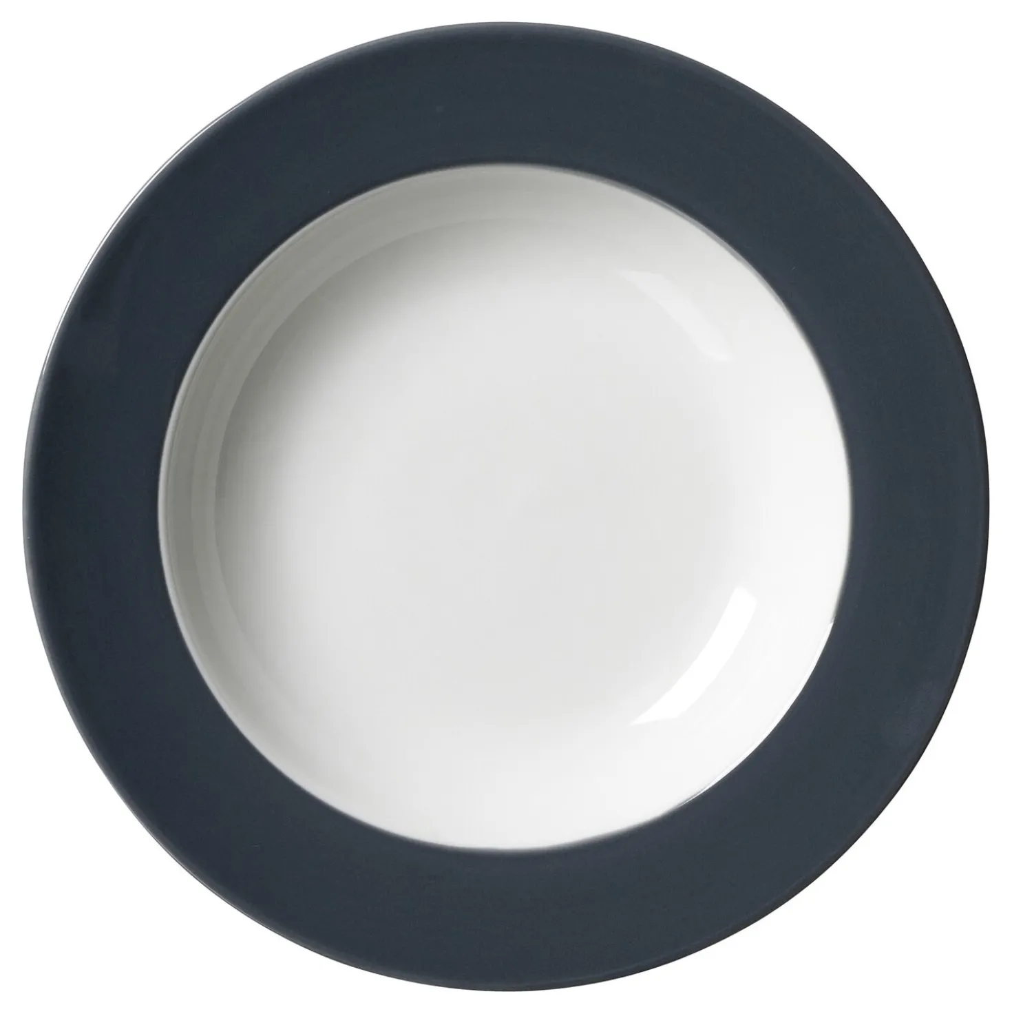 Suppenteller Doppio | 22 cm | anthrazit