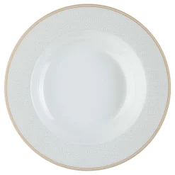 Suppenteller Geo | 21,5 cm | weiss