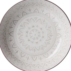 Suppenteller Valencia Dekor | 20,5 cm | weiss