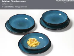 Tafelservice Bali | 8-teilig | blau