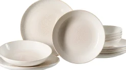Tafelservice Cara | 12-teilig | beige