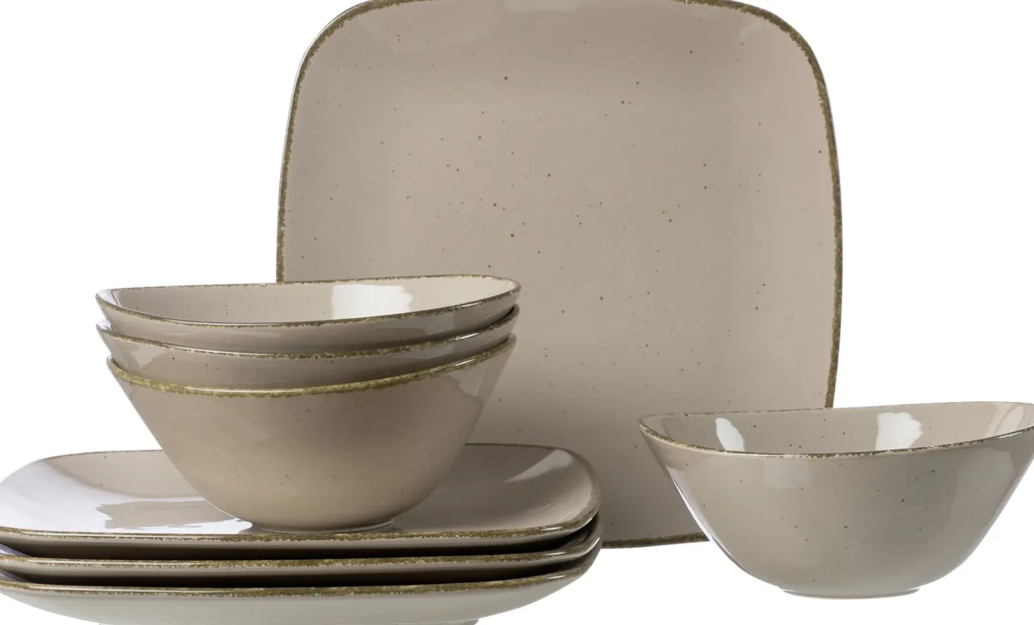 Tafelservice Casa | 8-teilig | grau