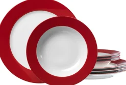 Tafelservice Doppio | 8-teilig | rot