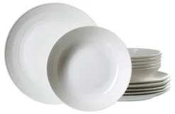 Tafelservice Levi | 12-teilig | weiss