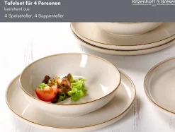 Tafelservice Olivia | 8-teilig | beige