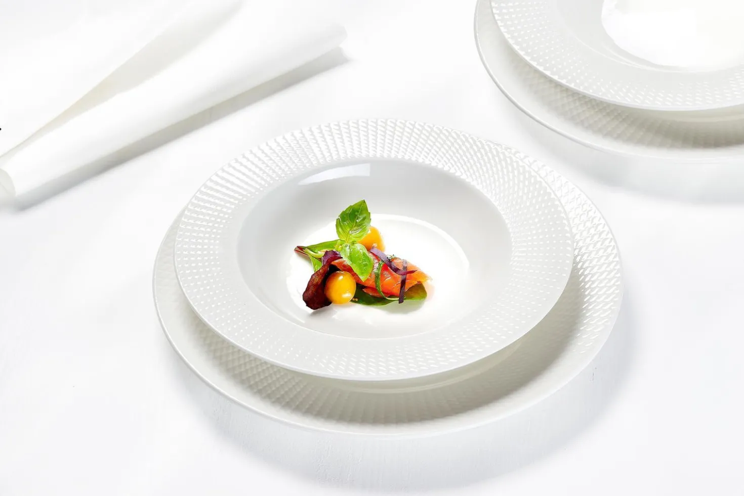 Tafelservice Saphir | 12-teilig | weiss