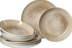 Tafelservice Savora | 8-teilig | braun