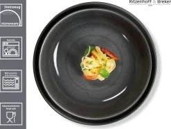 Tafelservice Toledo | 8-teilig | grau