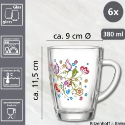 Teegläser-Set Shanti | 6-teilig | 380 ml