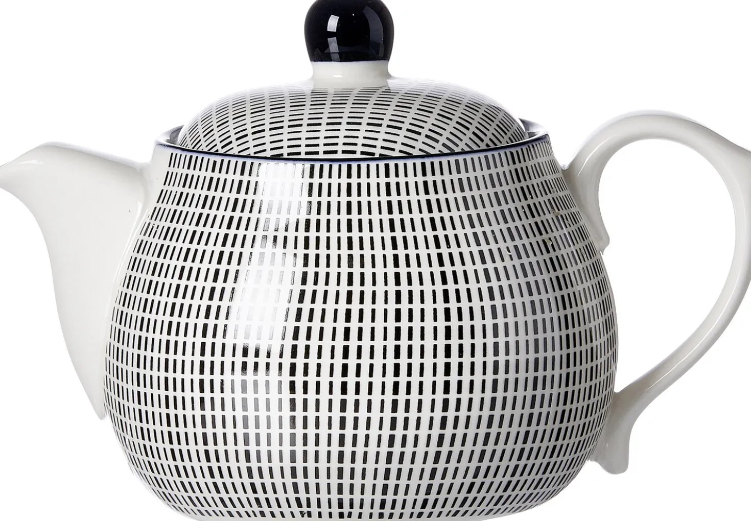 Teekanne Takeo Stripes | 500 ml | schwarz