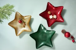 Teller Starlight | 29 cm | gold | sternenförmig