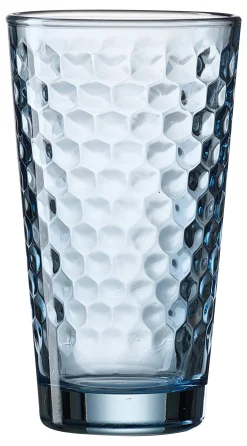 Trinkglas Favo | 350 ml | blau