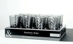 Trinkglas Favo | 350 ml | grau