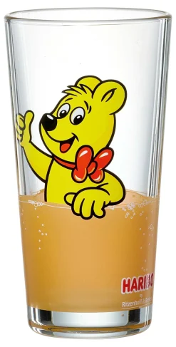 Trinkglas HARIBO Thumbs Up | 380 ml | orange