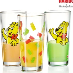 Trinkglas HARIBO Thumbs Up | 380 ml | orange