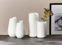 Vase Alma | 10 x 10 x 20 cm | weiss