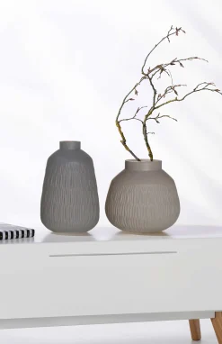 Vase Anja | 28 x 28 x 25,5 cm | taupe