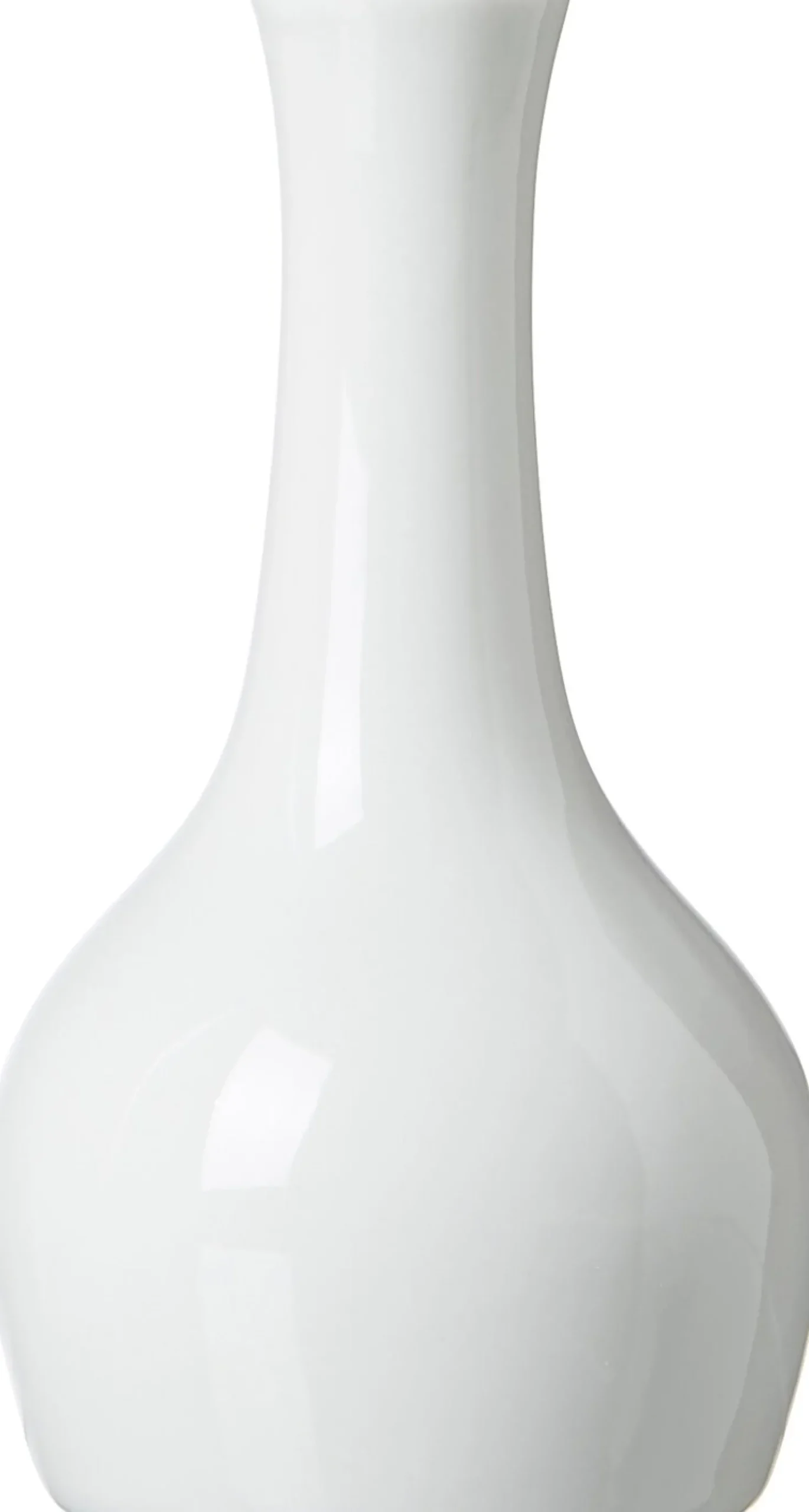 Vase Bianco | 7 x 7 x 13 cm | weiss | bauchig