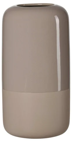 Vase Dome | 14,5 x 14,5 x 29,5 cm | braun