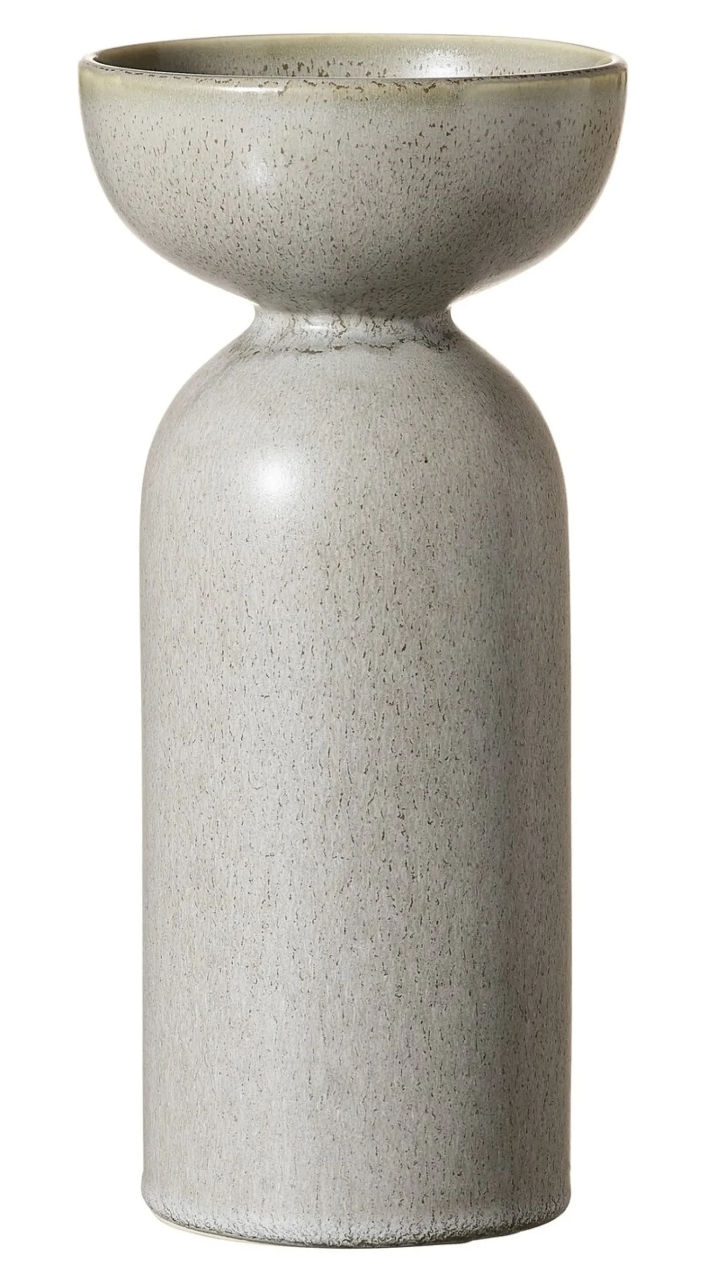 Vase Imperia | 12,5 x 12,5 x 26 cm | grau