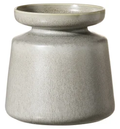 Vase Imperia | 18 x 18 x 18 cm | grau | bauchig