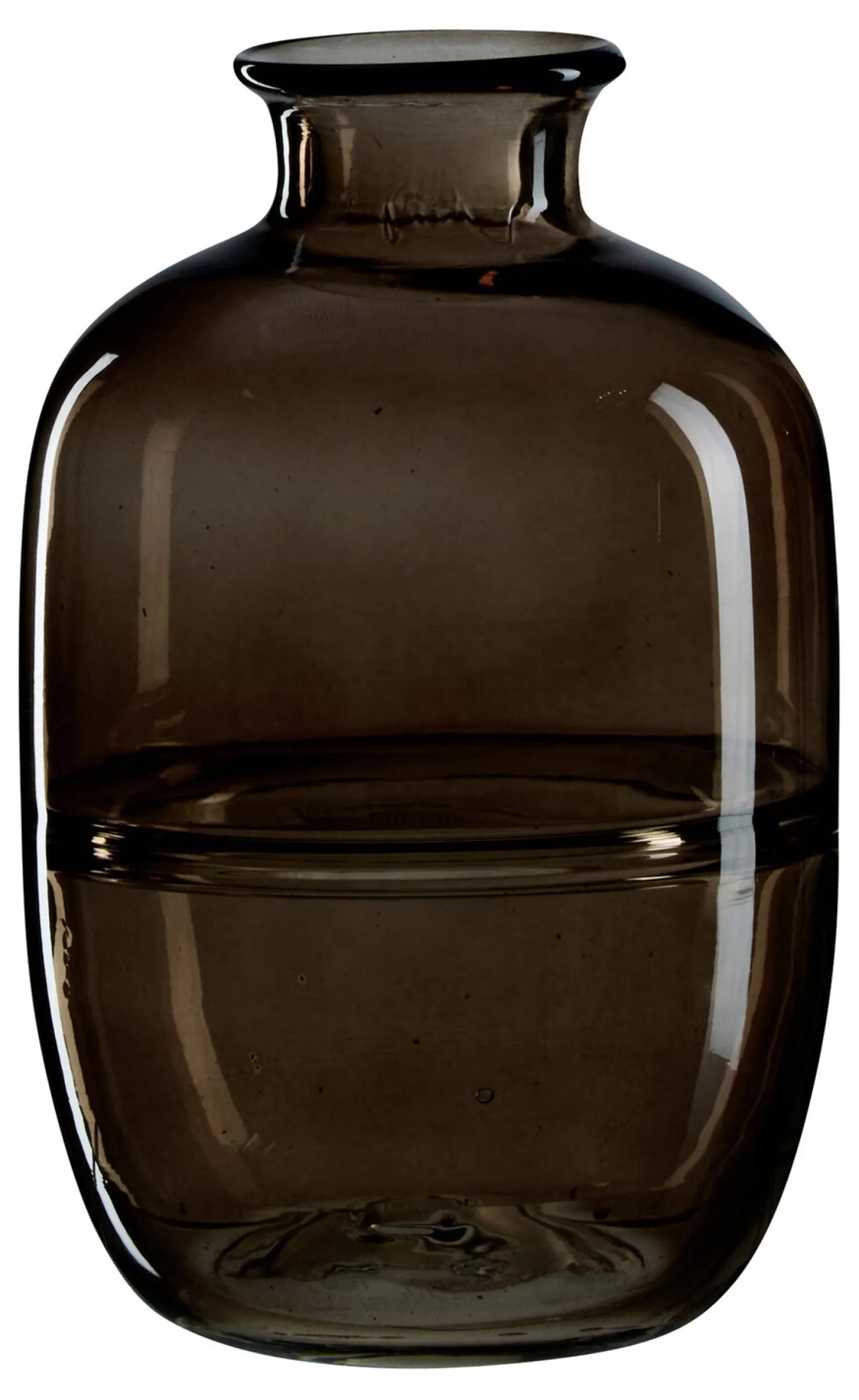 Vase Larissa | 12 x 12 x 16 cm | braun