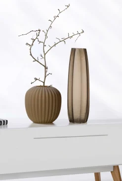 Vase Laura | 13,5 x 13,5 x 44 cm | braun