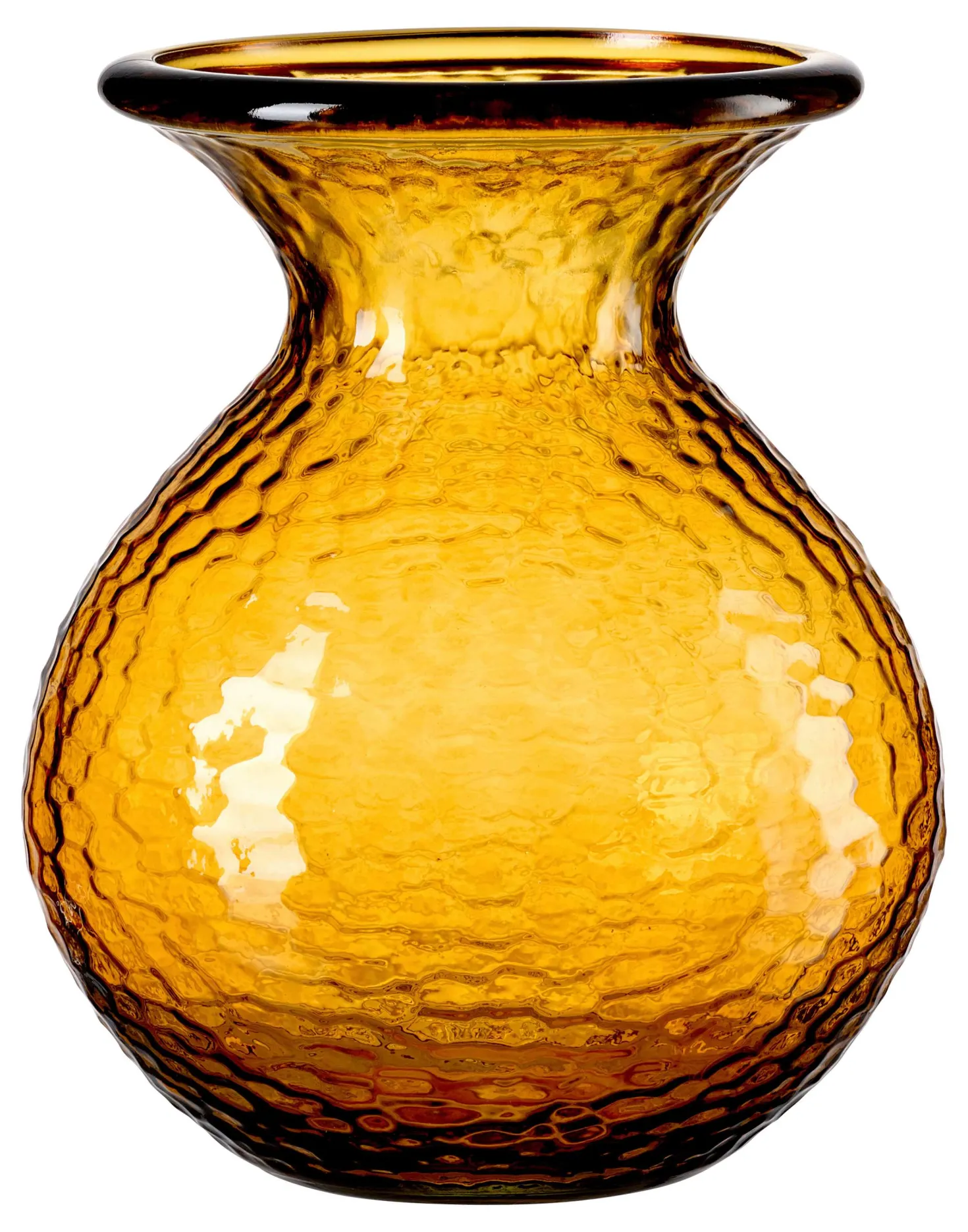 Vase Marokko Wabe | 19 x 19 x 24,5 cm | braun