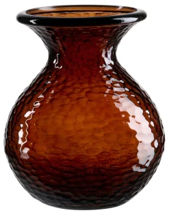 Vase Marokko Wabe | 14 x 14 x 18,5 cm | braun