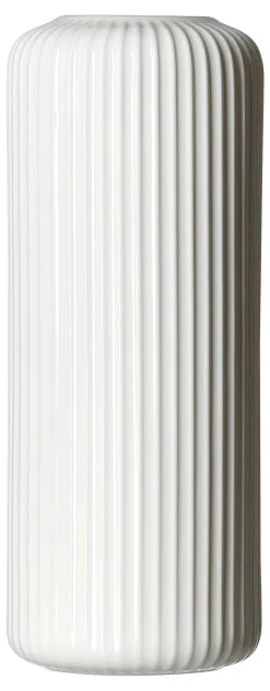Vase Nora | 9,5 x 9,5 x 24 cm | weiss