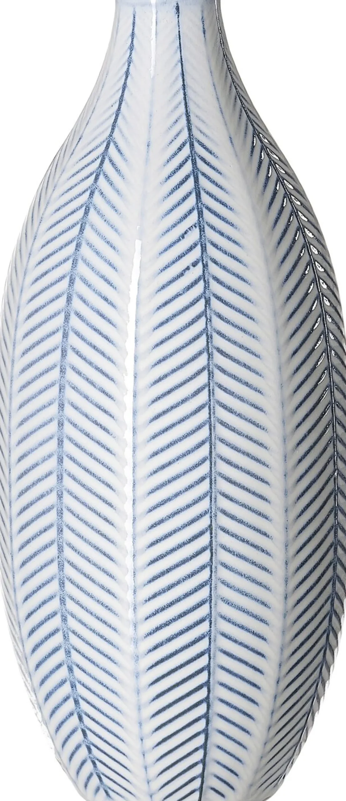 Vase Reef | 10 x 10 x 23 cm | blau